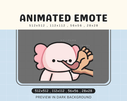 Vtuber Streamer Live Streaming Discord Emot Funny Axoltl stream emotes
