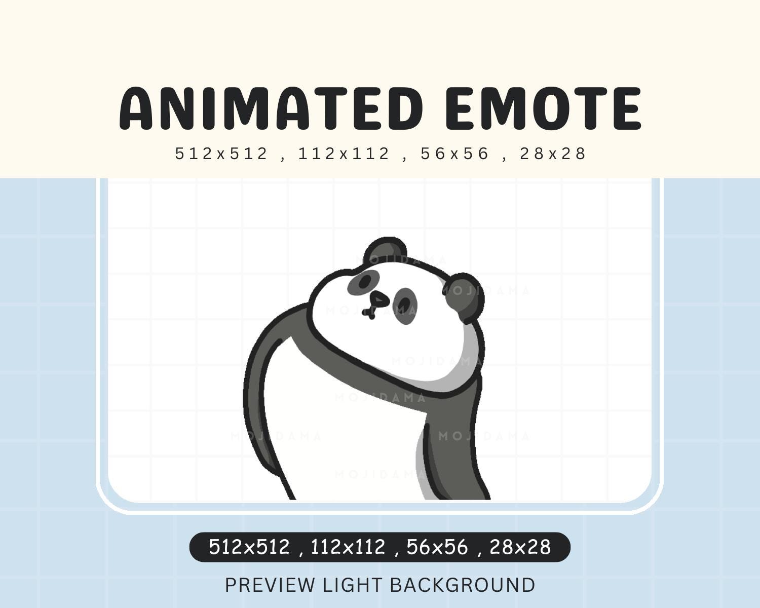 Chibi Animated Emot Kawaii Wiggling Emote