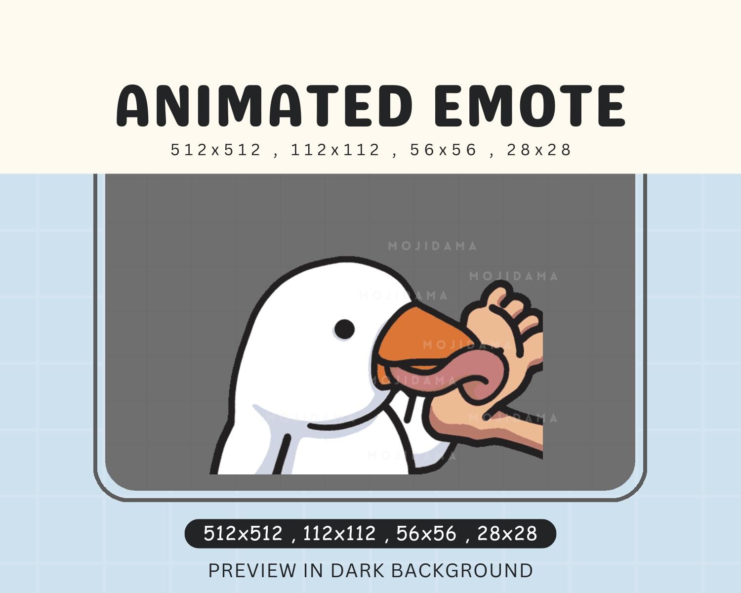 Silly goose Vtuber Streamer Live Streaming Discord Emot
