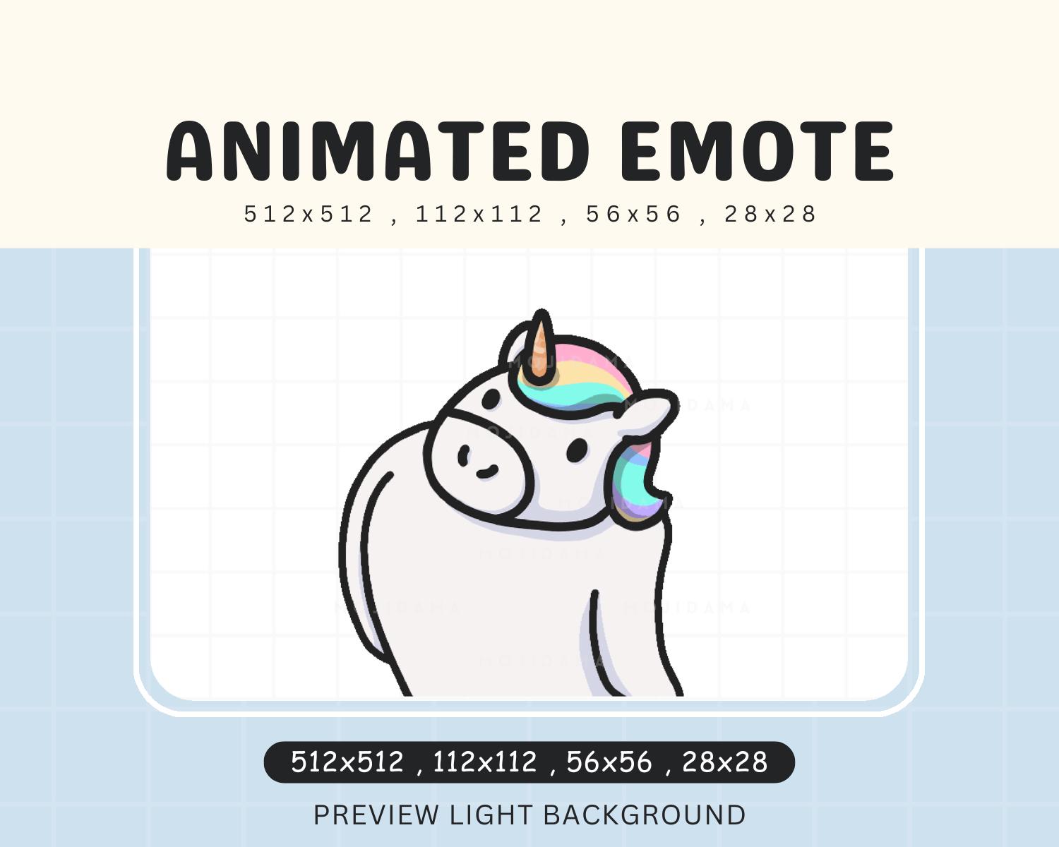 Cute Chibi Animation Emot Kawaii Wiggling Emote
