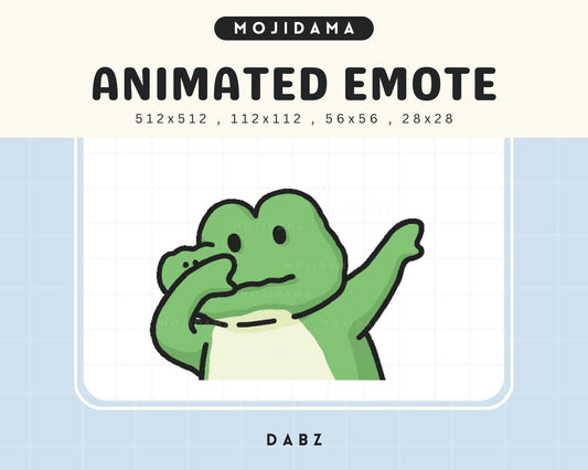 Dabz Crocodile Twitch Emotes Animation