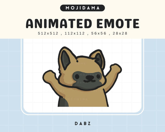 Dabz Dog Twitch Emotes Animation