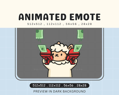 Emote Vtuber Streamer Live Streaming Discord Funny Emot Stream Alpaca