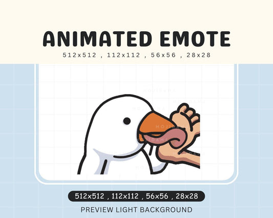 Animation Cute Chibi Silly Feet Lick Kawaii Emote Goose