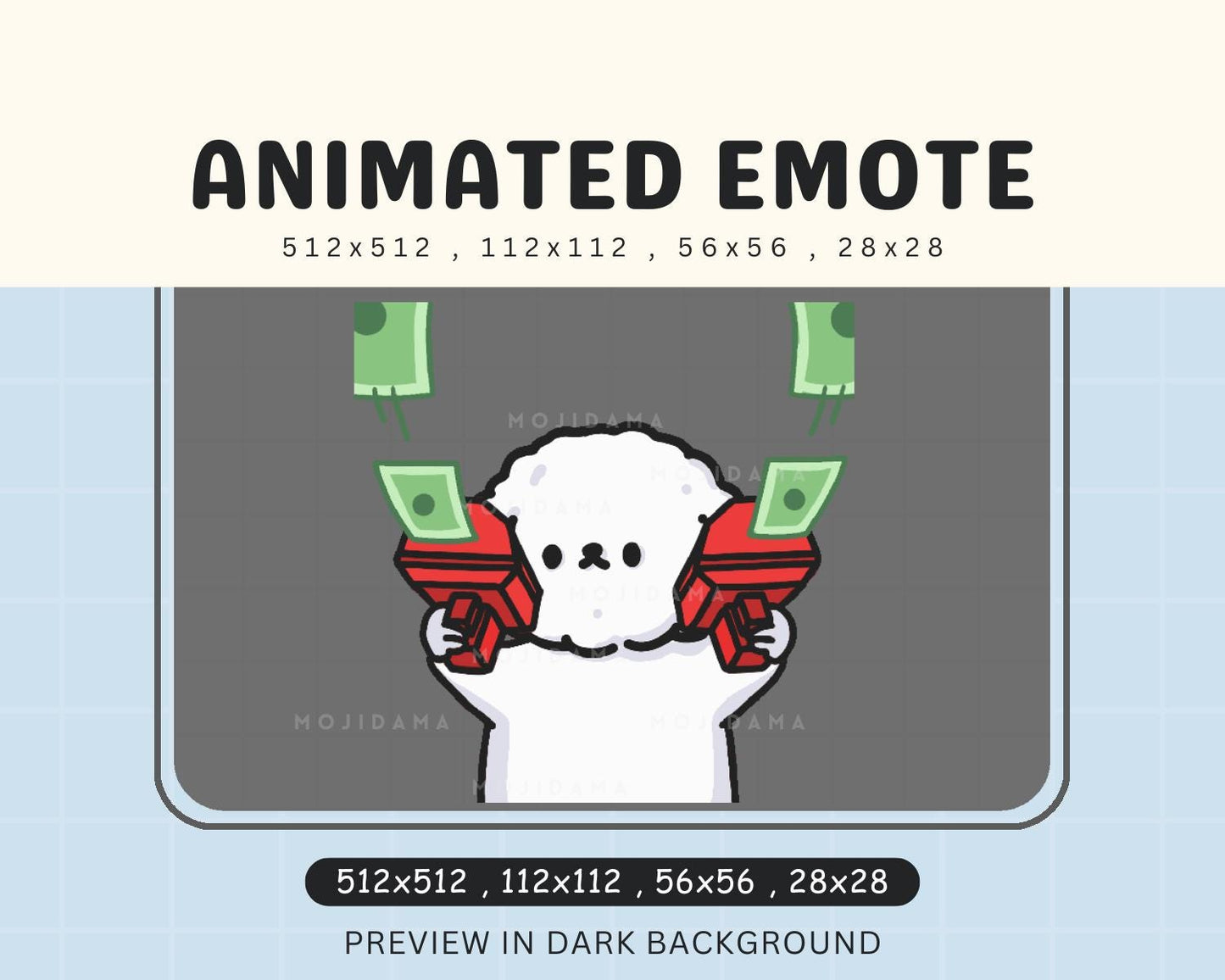 Kawaii Emote Vtuber Streamer Live Streaming Discord Funny Emot