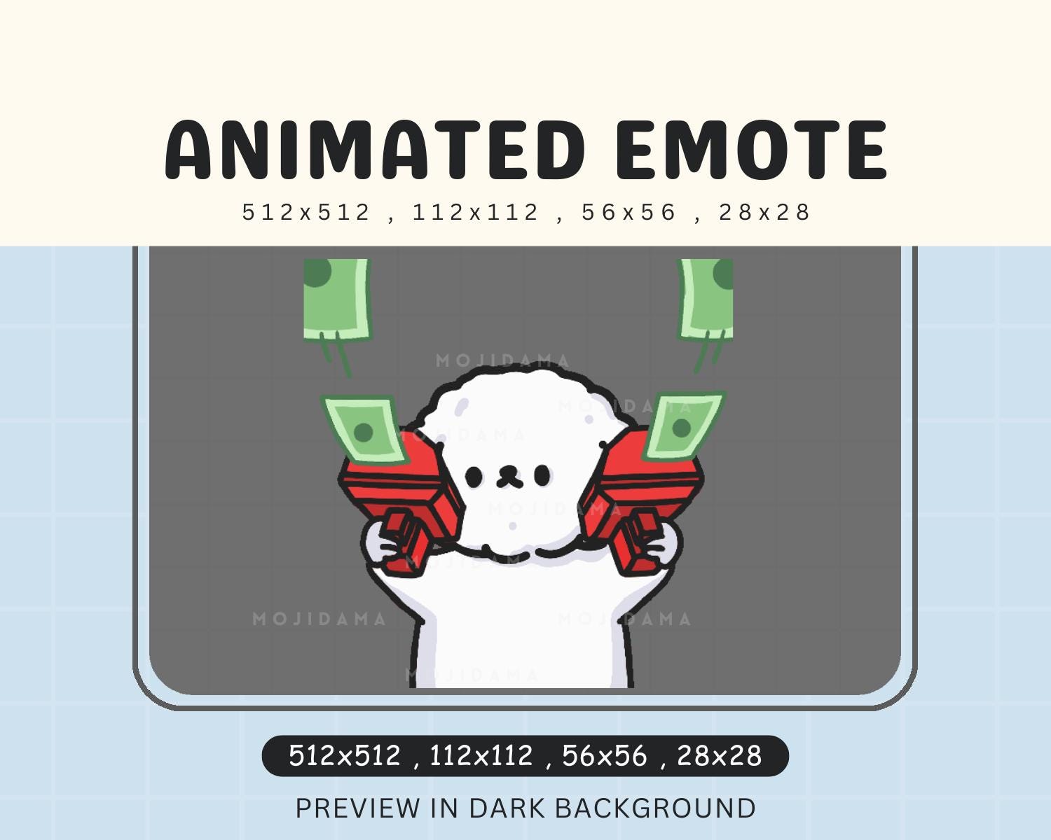 Kawaii Emote Vtuber Streamer Live Streaming Discord Funny Emot