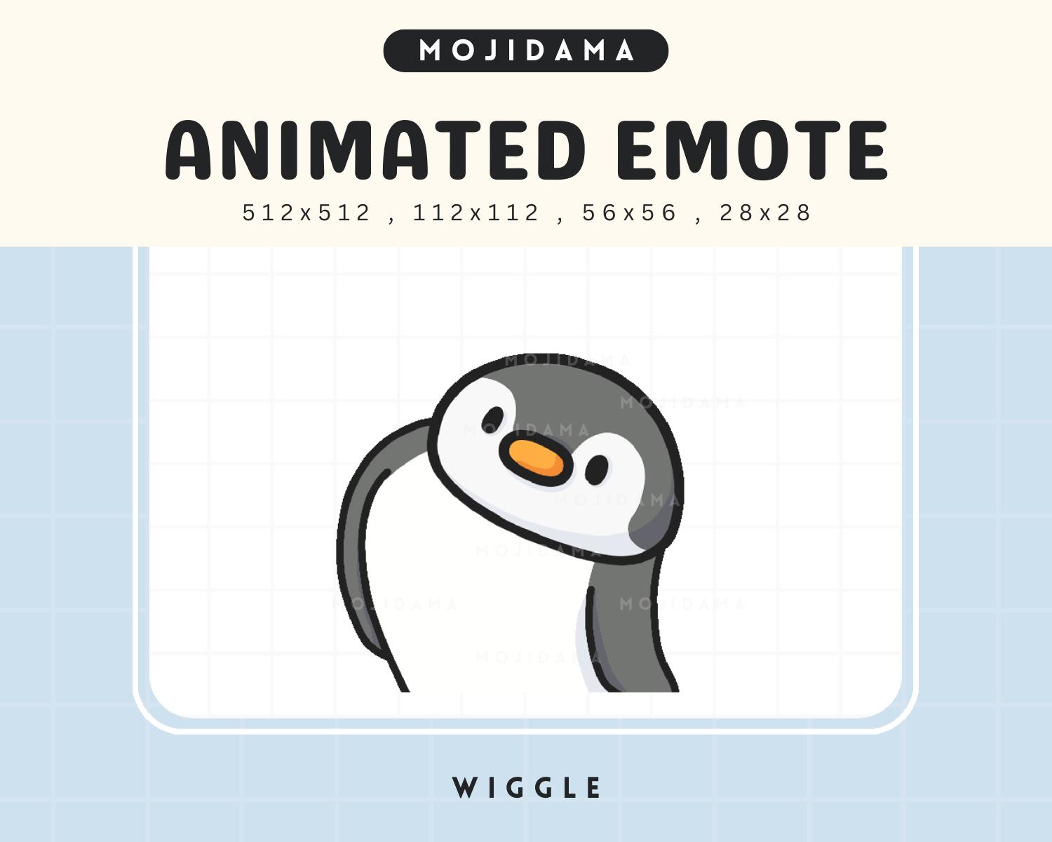 Penguin Twitch Emotes Animation Wiggle