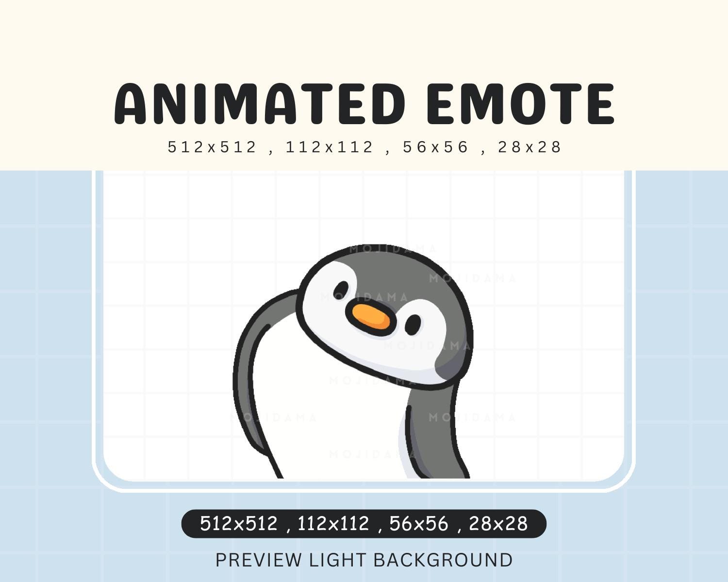 Cute Chibi Animated Emot Kawaii Wiggling Emote