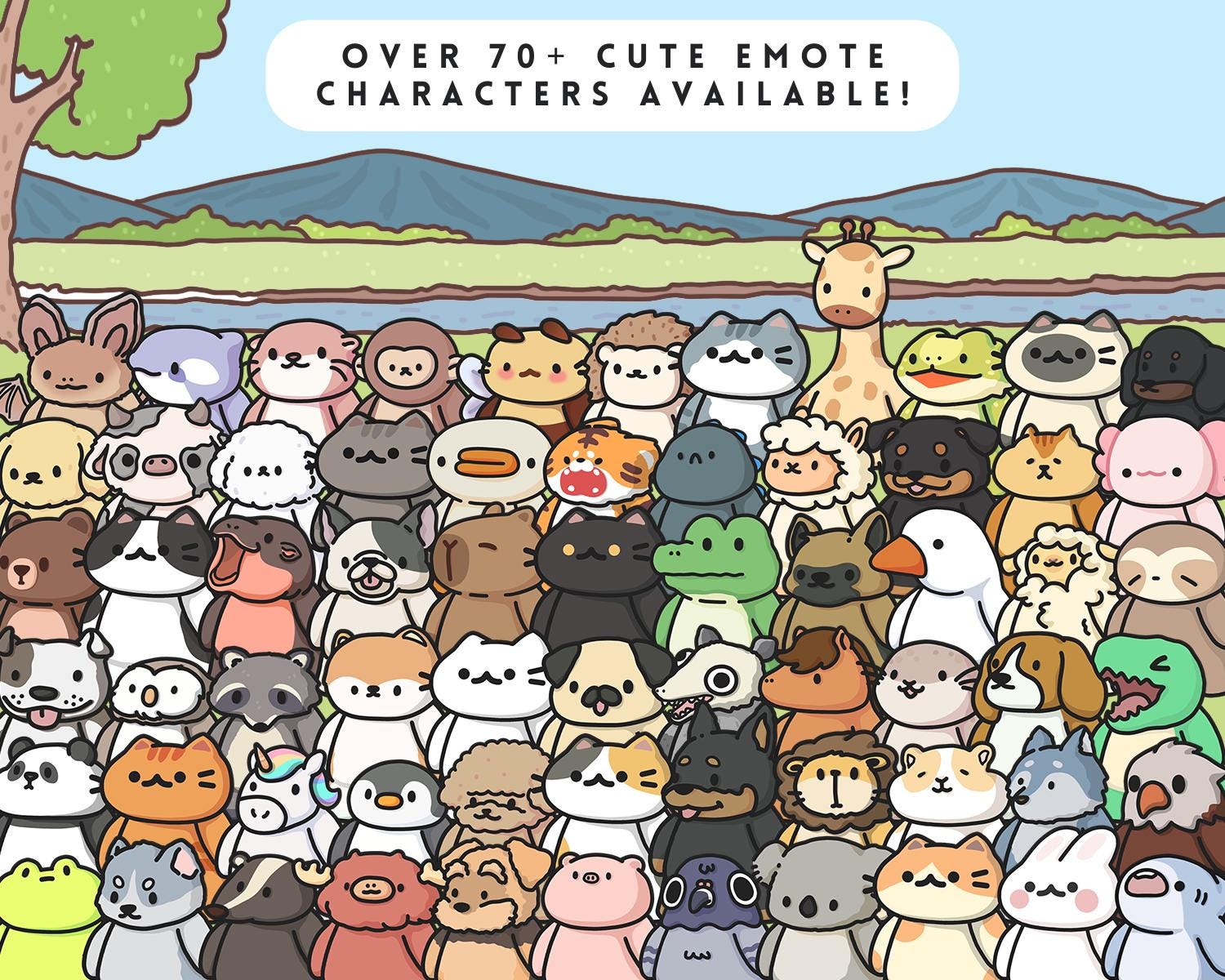 White Cat Emotes Animation Orange Kitty Twitch Money Rich Cute Chibi Animated Black Kitten Kawaii Emote Vtuber Streamer Funny Emot Stream