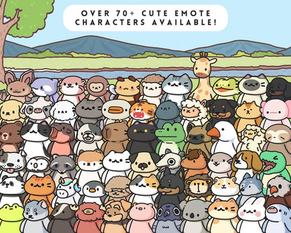 White Cat Emotes Animation Orange Kitty Twitch Money Rich Cute Chibi Animated Black Kitten Kawaii Emote Vtuber Streamer Funny Emot Stream
