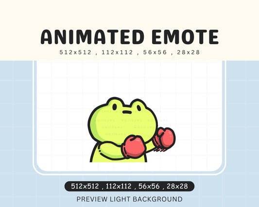 Frog Punch Emotes Animated Angry Twitch Boxing Cute Pepe Meme Emote Animation Chibi Mad Vtuber Cozy Live Stream Gaming Kick Discord Youtube