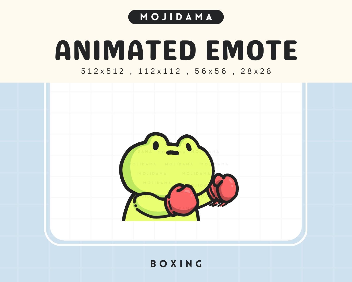 Frog Punch Emotes Animated Angry Twitch Boxing Cute Pepe Meme Emote Animation Chibi Mad Vtuber Cozy Live Stream Gaming Kick Discord Youtube