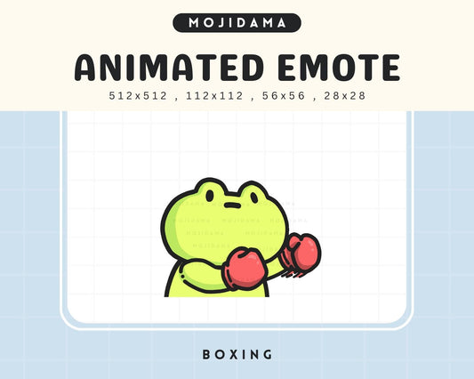 Frog Punch Emotes Animated Angry Twitch Boxing Cute Pepe Meme Emote Animation Chibi Mad Vtuber Cozy Live Stream Gaming Kick Discord Youtube