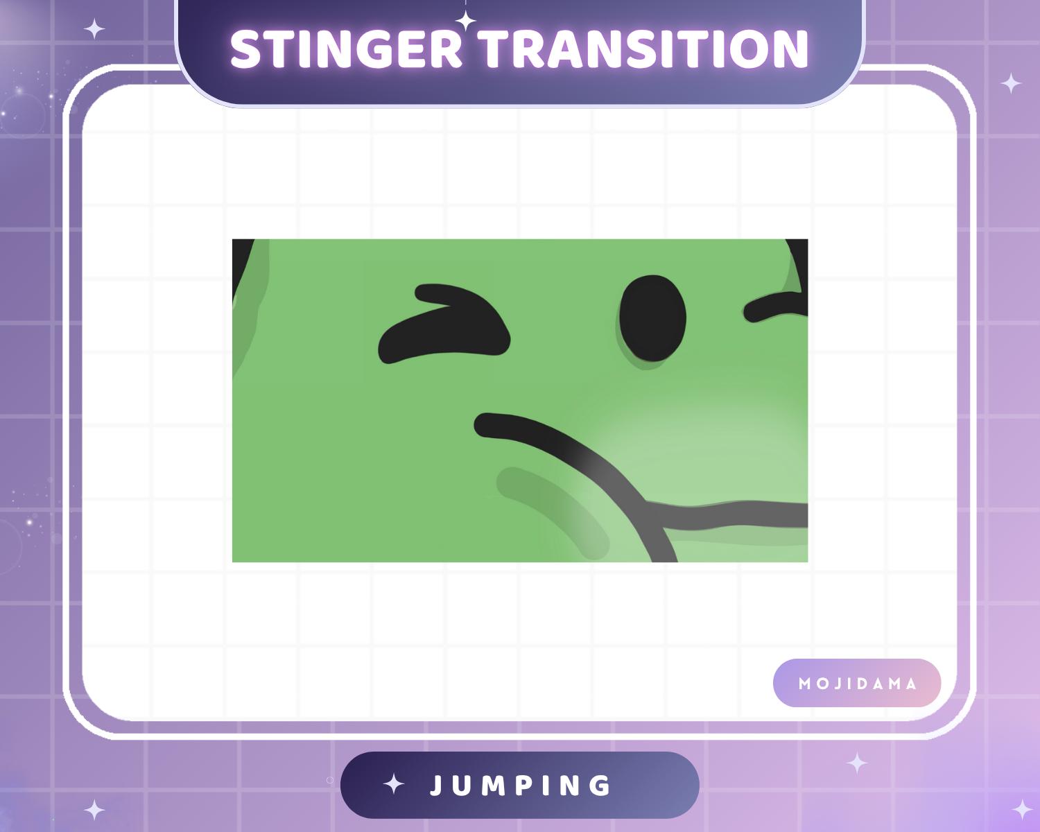 Crocodile Jumping Twitch Transition Stinger Alligator Streamlabs Cute Animation Gaming Switch Change Scene Screen Kawaii Vtuber Kick Youtube