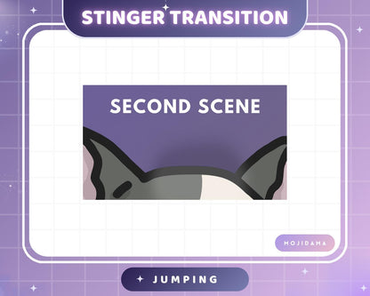 French Bulldog Dog Emotes Animation: Cute Chibi Twitch Animated Transition Stinger for Streaming on OBS, Streamlabs, Discord & YouTube