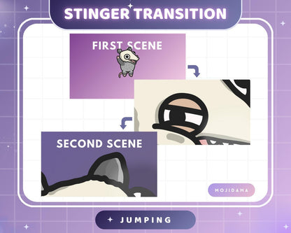 Possum Twitch Stinger Transition Jumping Animation Cute Rat Opossum Gaming Switch Change Scene Screen Kawaii Vtuber Youtube Obs Streamlabs