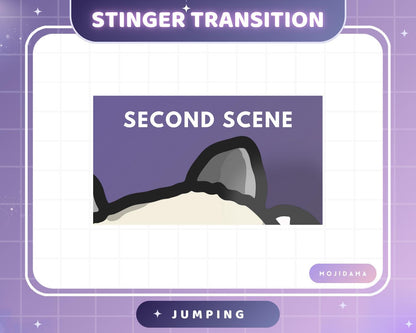 Possum Twitch Stinger Transition Jumping Animation Cute Rat Opossum Gaming Switch Change Scene Screen Kawaii Vtuber Youtube Obs Streamlabs
