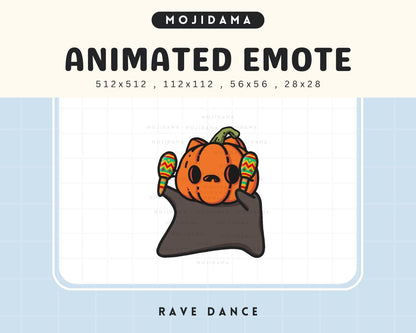 Pumpkin Cat Halloween Dancing Emotes Twitch Animated Spooky Ghost Scary Rave Dance Excited Emote Vtuber Live Stream Gaming Discord Youtube