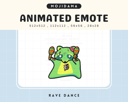 Halloween Raccoon Dance Emotes: Cute Animated Twitch Emotes Streaming Vtuber