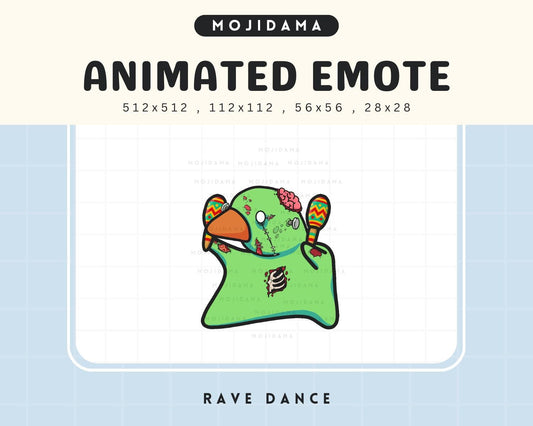 Silly Goose Dance Emotes Ghost Halloween: Cute Animated Twitch Emotes Streaming