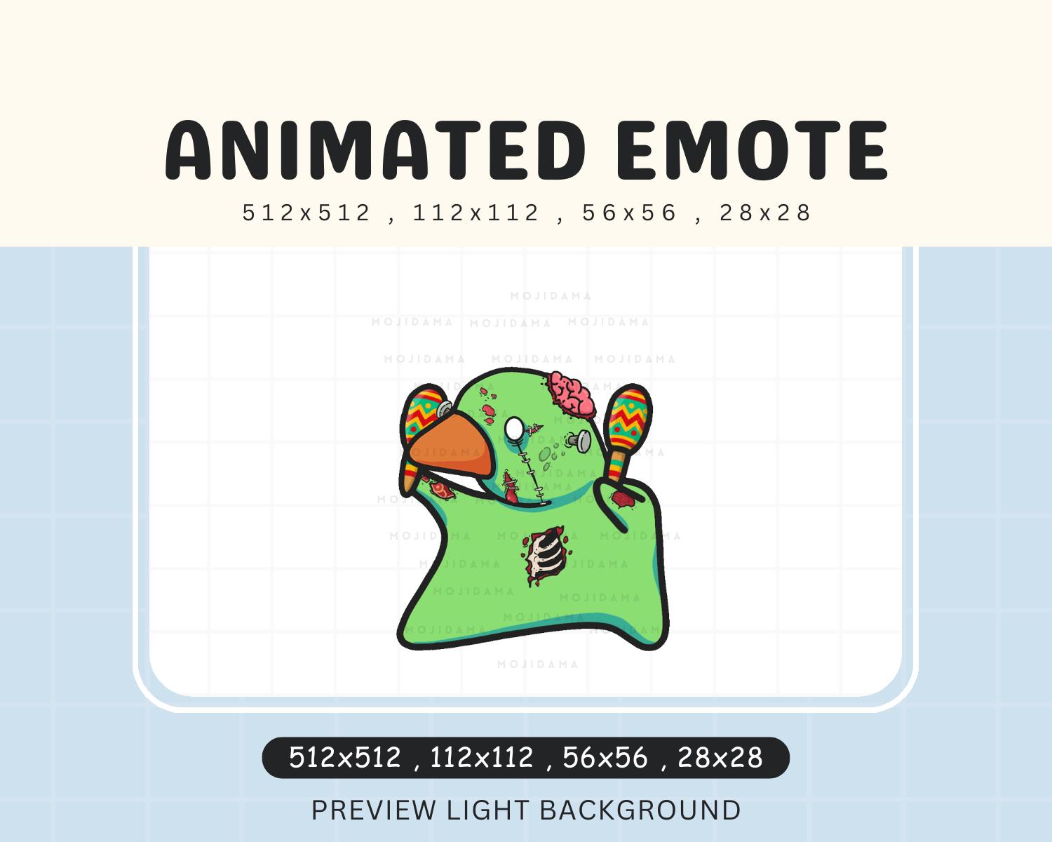 Silly Goose Dance Emotes Ghost Halloween: Cute Animated Twitch Emotes Streaming