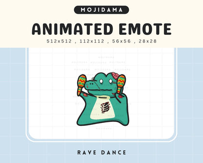 Spooky Ghost Crocodile Emotes Dance: Cute Halloween Animated Twitch Emotes Streaming