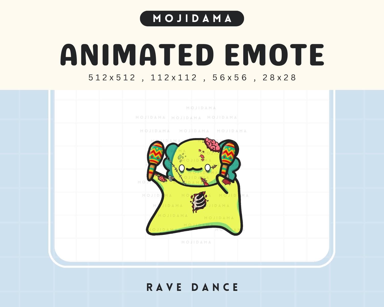 Axolotl Ghost Dance Emotes Animated: Cute Animal Twitch Kick Youtube Discord