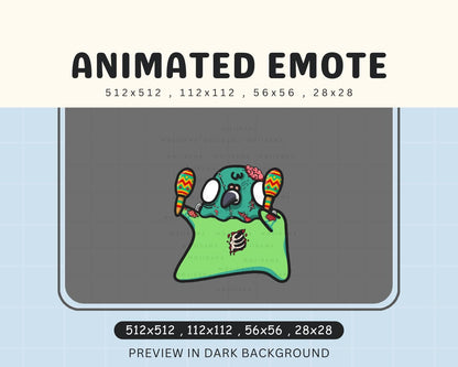 Pigeon Dance Emotes Halloween Animation: Ghost Cute Animal Animated Twitch Streaming