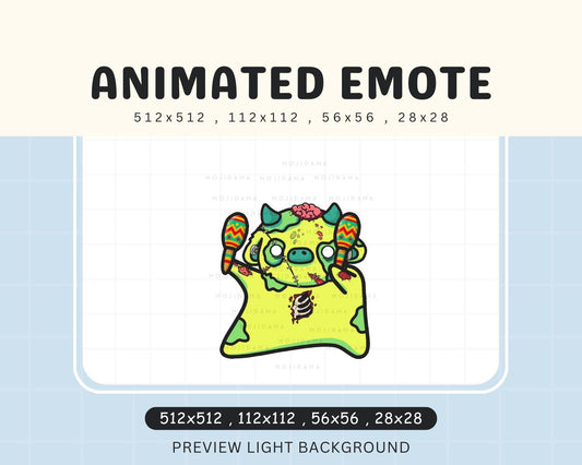 Halloween Cow Dance Emotes: Spooky Cute Animal Animated Twitch Live Streaming