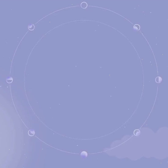 Blue Star Animated Stream Screens: Lofi Cozy Space (WEBM)