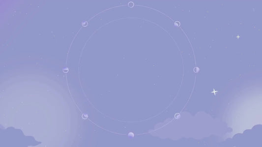 Blue Star Animated Stream Screens: Lofi Cozy Space (WEBM)