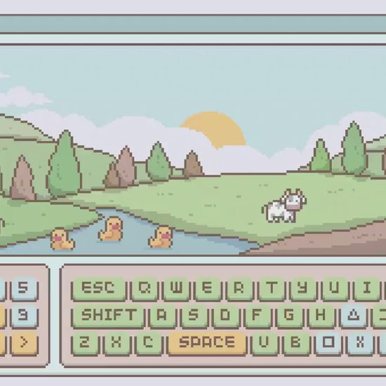 Animation Stream Pack Overlay Lofi Twitch Animated Full Streaming Package Farming Game Duck Cow Cat Cozy Aesthetic Vtubber Bundle Chatting