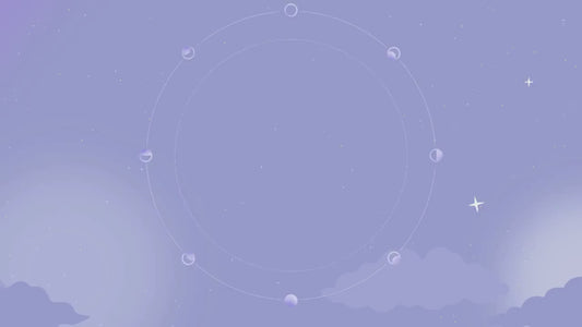 Blue Sky Animated Stream Pack: Purple Starry Vibe - VTuber Overlay (Digital Download)