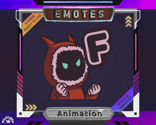 Animated Angry Ghost Twitch Emotes: Spooky Stream Overlay (Digital Download .ZIP File)