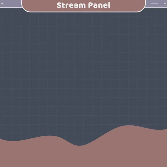 Bunny Twitch Stream Panels: Cute Cozy Lofi Rabbit Overlay for OBS, Streamlabs, YouTube, Kick & Vtuber